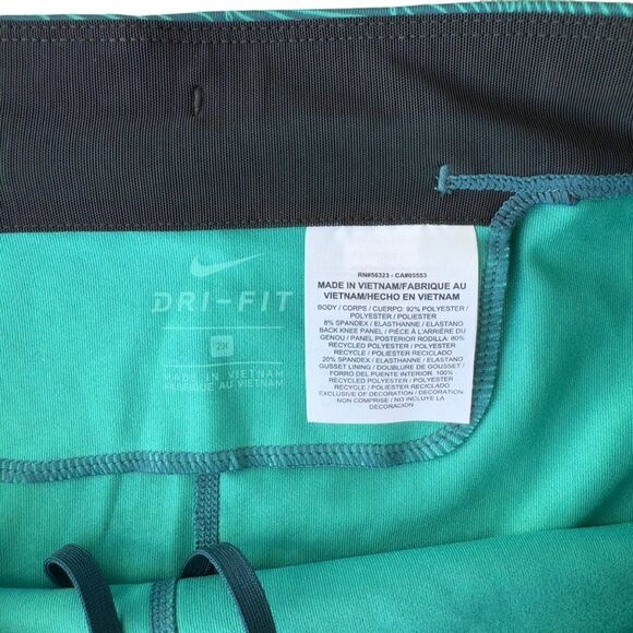 Nike Essential Dri-Fit Tight Crop Running Leggings 848586-346 Women's 2X - Picture 3 of 9